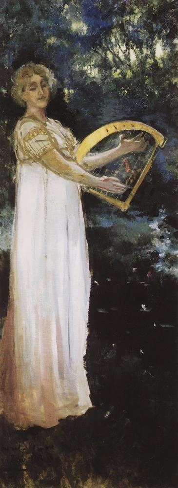 Konstantin Korovin - 127, Una musa, Tretyakov Gallery, Moscow